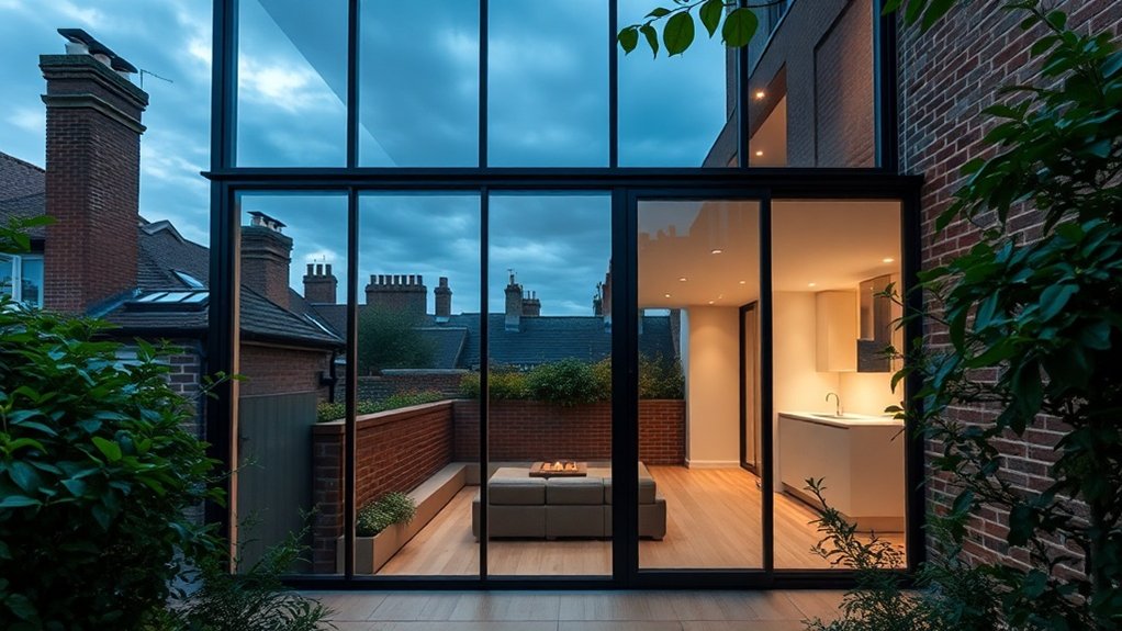 Glass Extension Walls Highgate